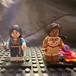 Disney Princess Mulan and Pocahontas Minifigures